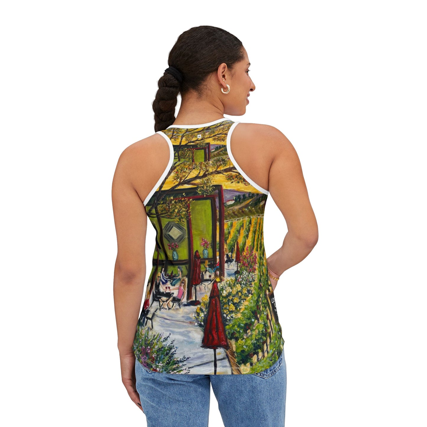 Women's Racerback Tank Top-Lorenzi Terrace-Temecula