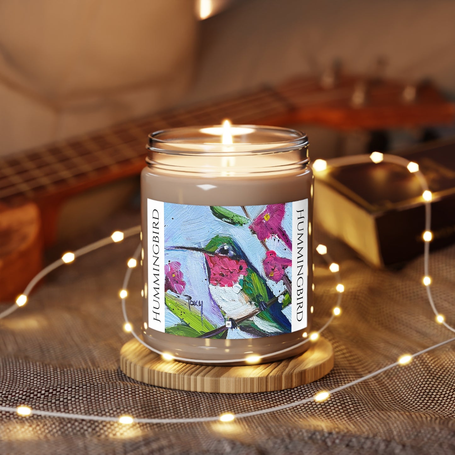 Pink Pretties Hummingbird Scented Candle 9oz