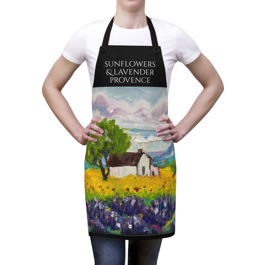 Sunflowers and Lavender Provence Apron