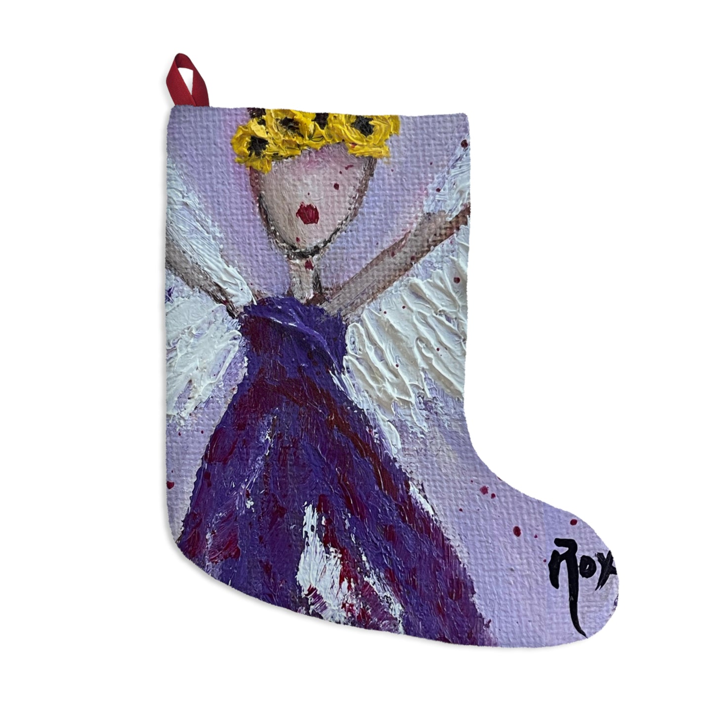 Guiding Angel Christmas Stocking