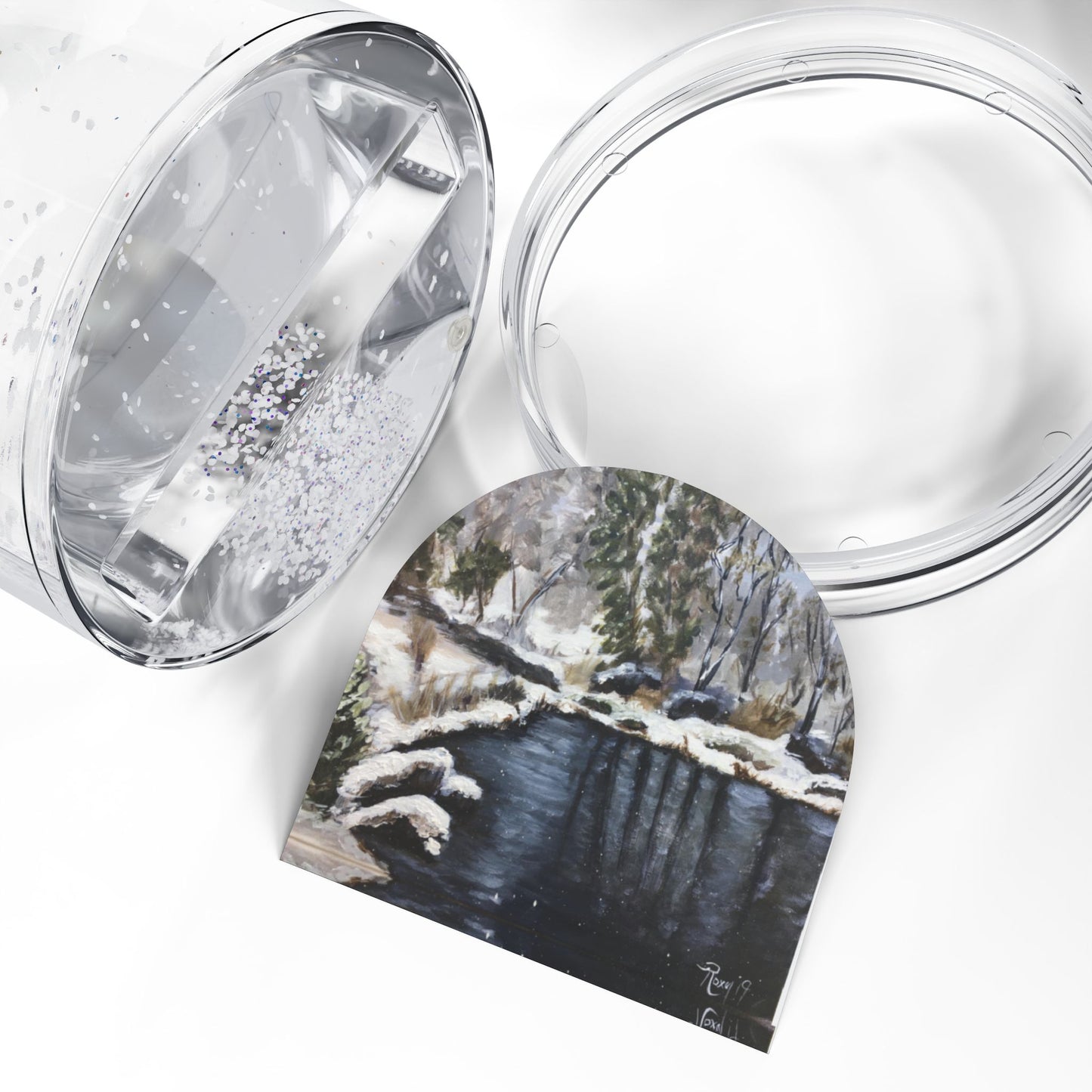 Snow Globe - Rose Haven Garden-Temecula Snow Day