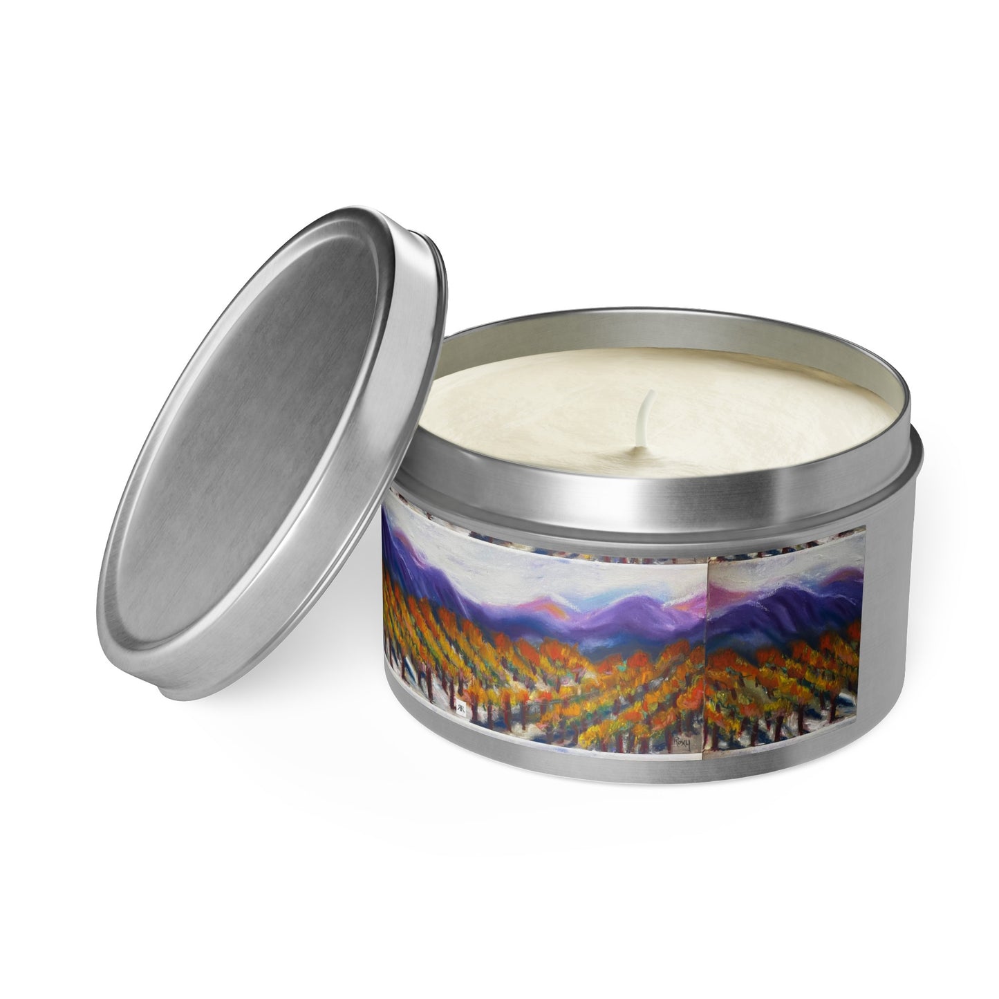 Misty Vines Wine Country Tin Candle