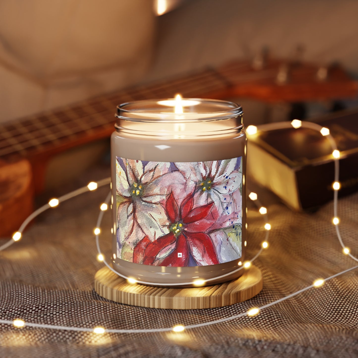 Poinsettias Scented Candle 9oz