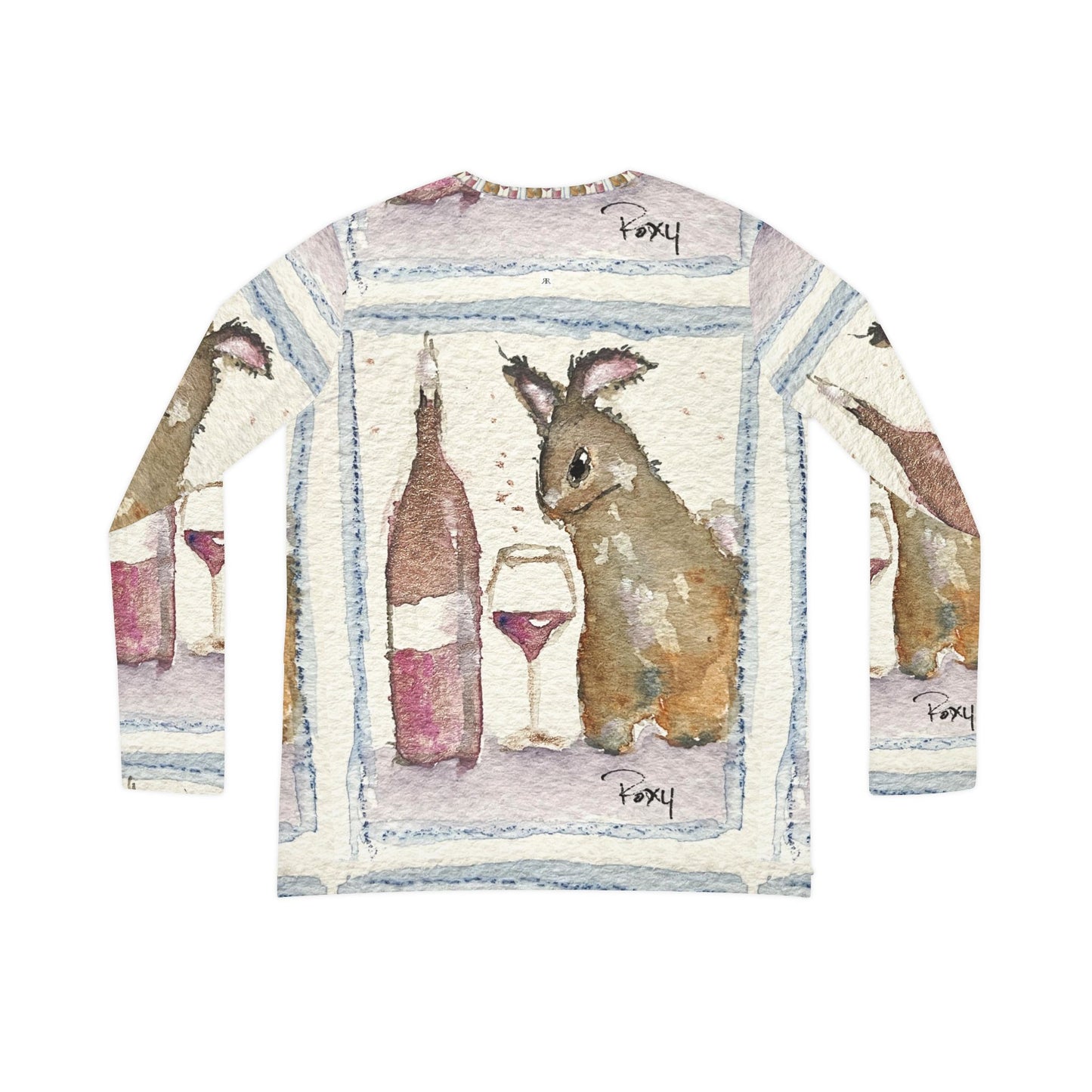 Long Sleeve Shirt- Dunk Bunny #2- V-neck Women's