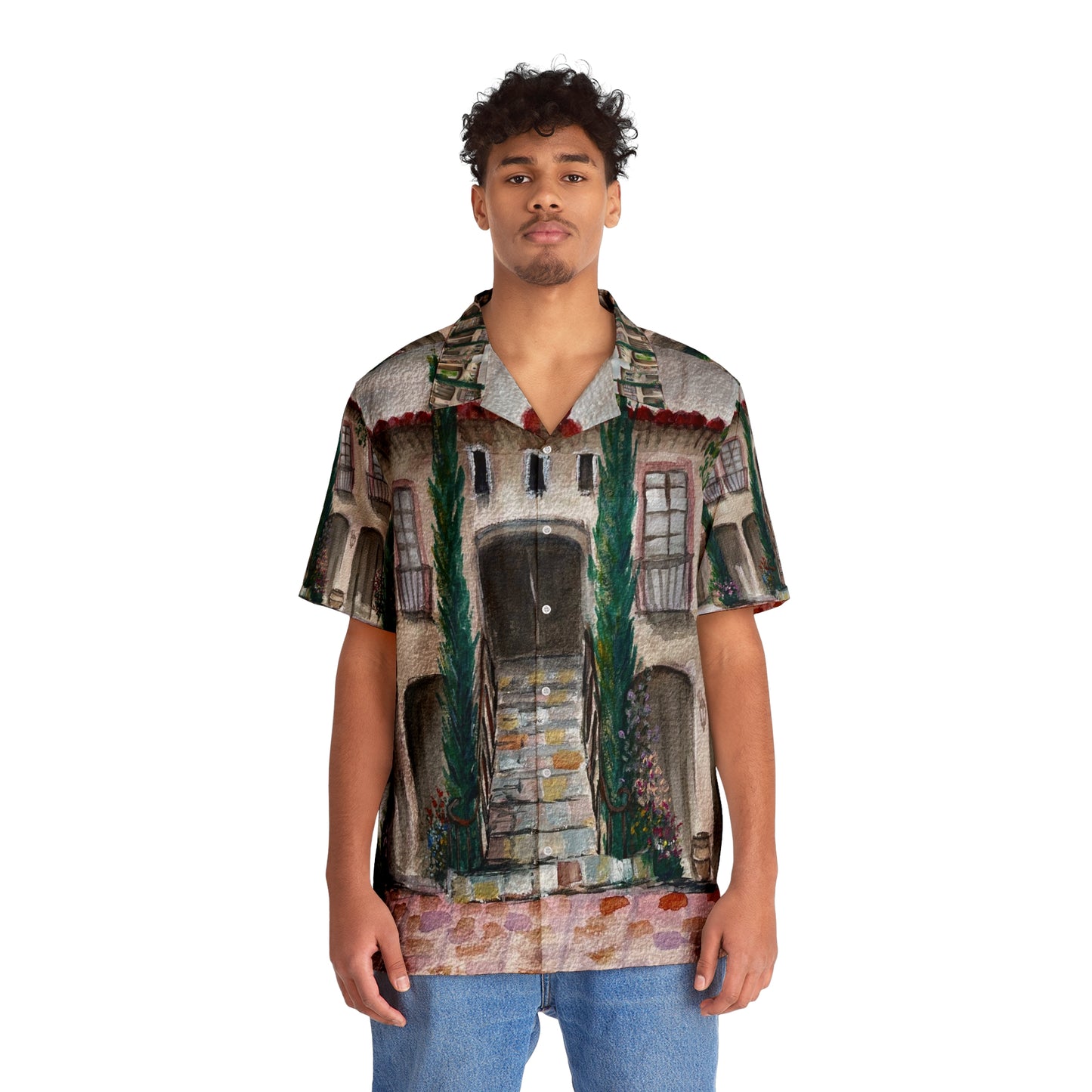 The Villa at GBV Winery Temecula Men's Hawaiian Shirt