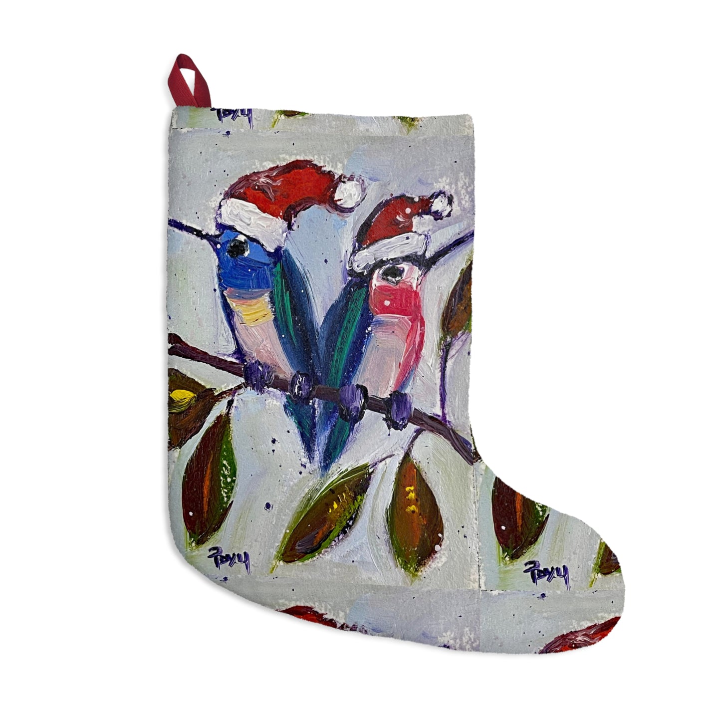 Holiday Hummingbirds Christmas Stocking