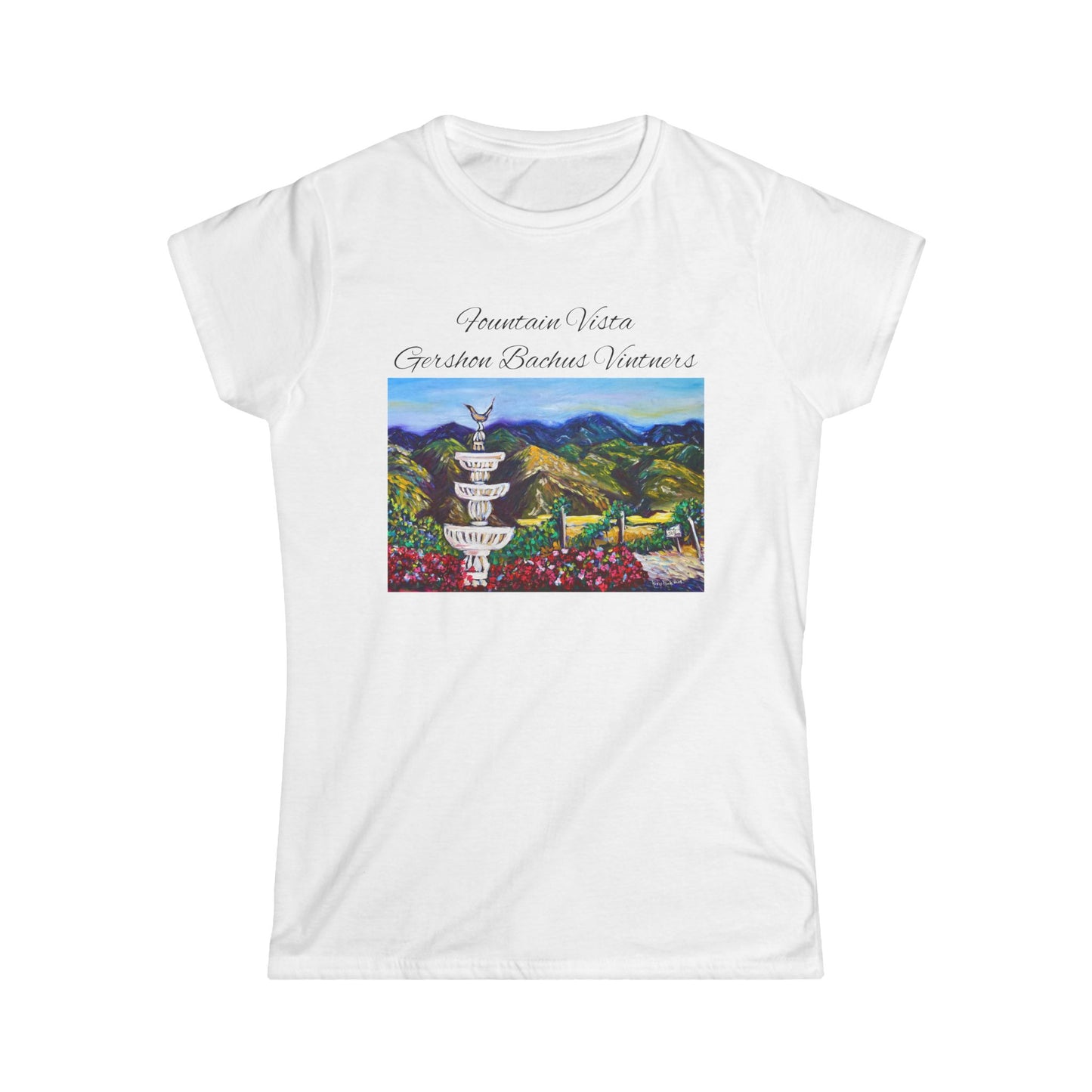 Fountain Vista at GBV Women's Softstyle  Semi-Fitted Tee