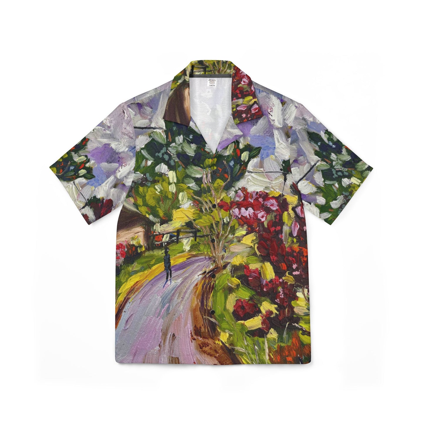 European Fit Hawaiian Camp Shirt - Dreamy Walk in Churchill-Cotswolds