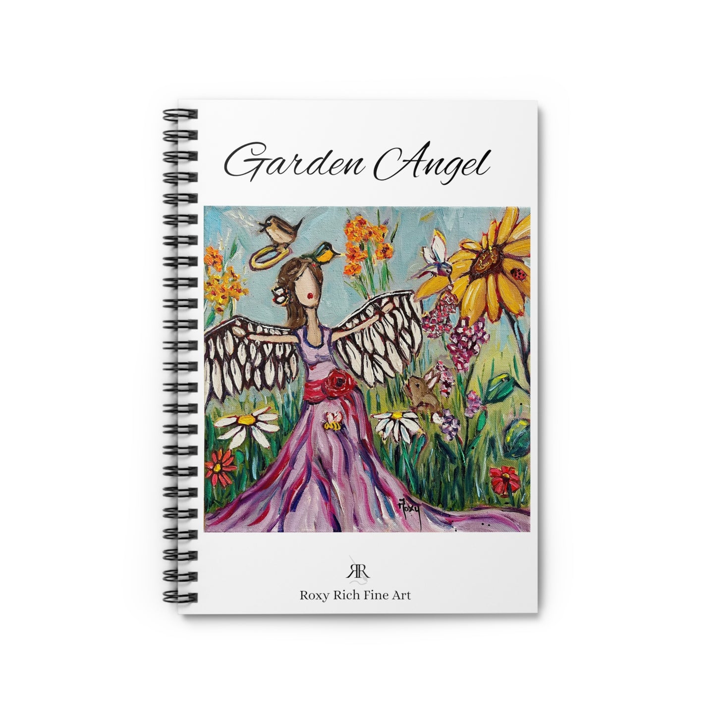 Garden Angel Spiral Notebook