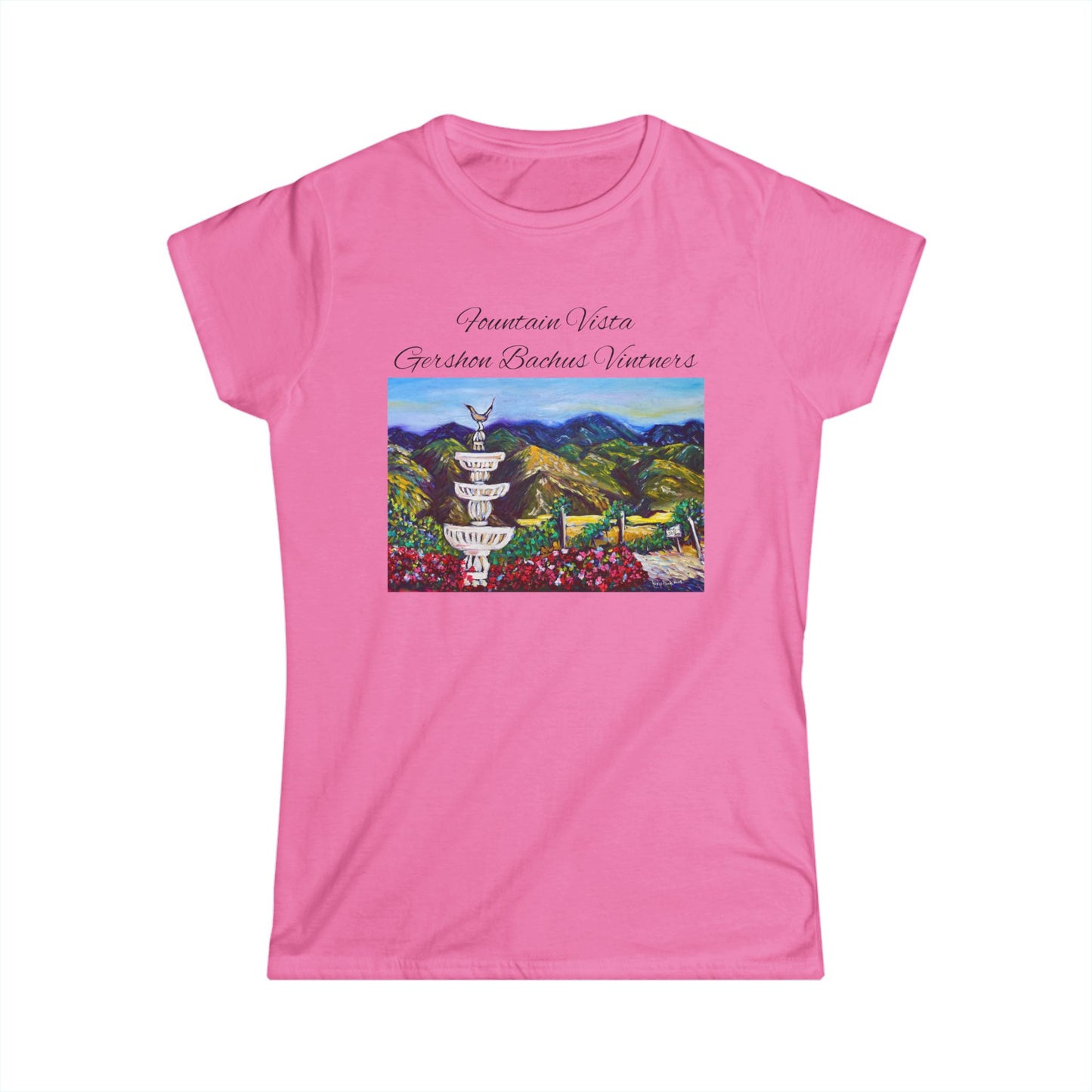 Fountain Vista at GBV Women's Softstyle  Semi-Fitted Tee