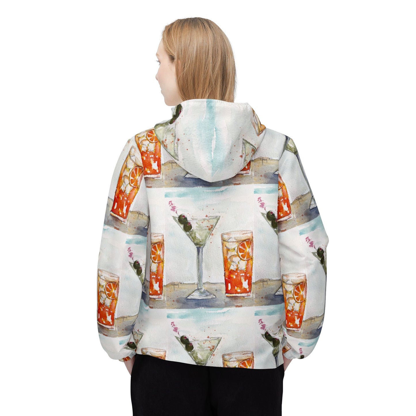 Lightweight Windbreaker Jacket — Beach Cocktails