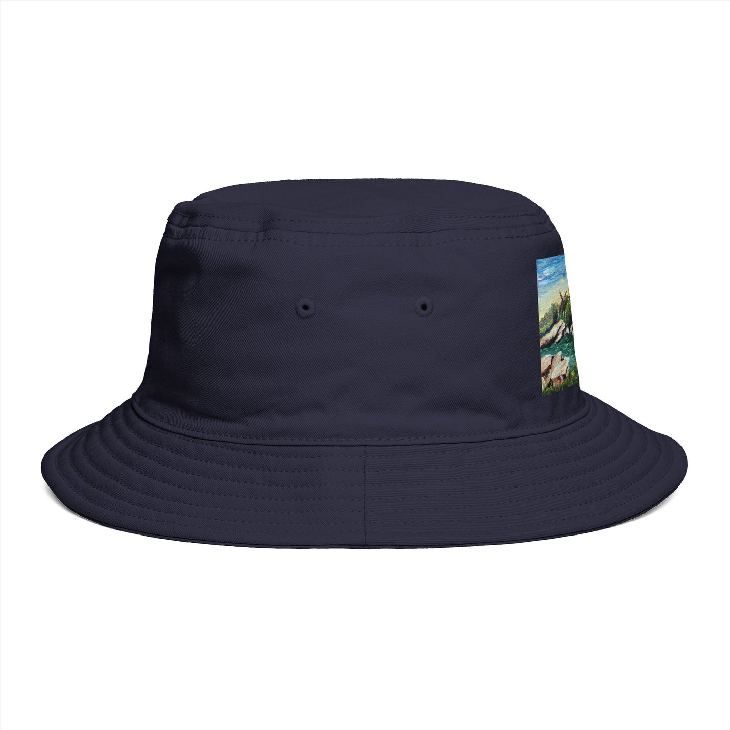 Roxy Rich Fine Art - The Pond at GBV - Bucket Hat — Stylish Durable Travel Hat