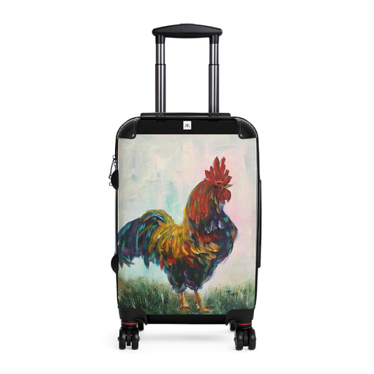 "Handsome Cock" Rooster Carry on Suitcase