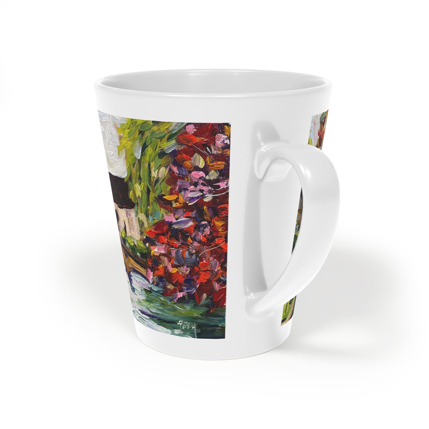 Autumn in Bourton on the Water "Cotswolds"- Latte Mug, 12oz