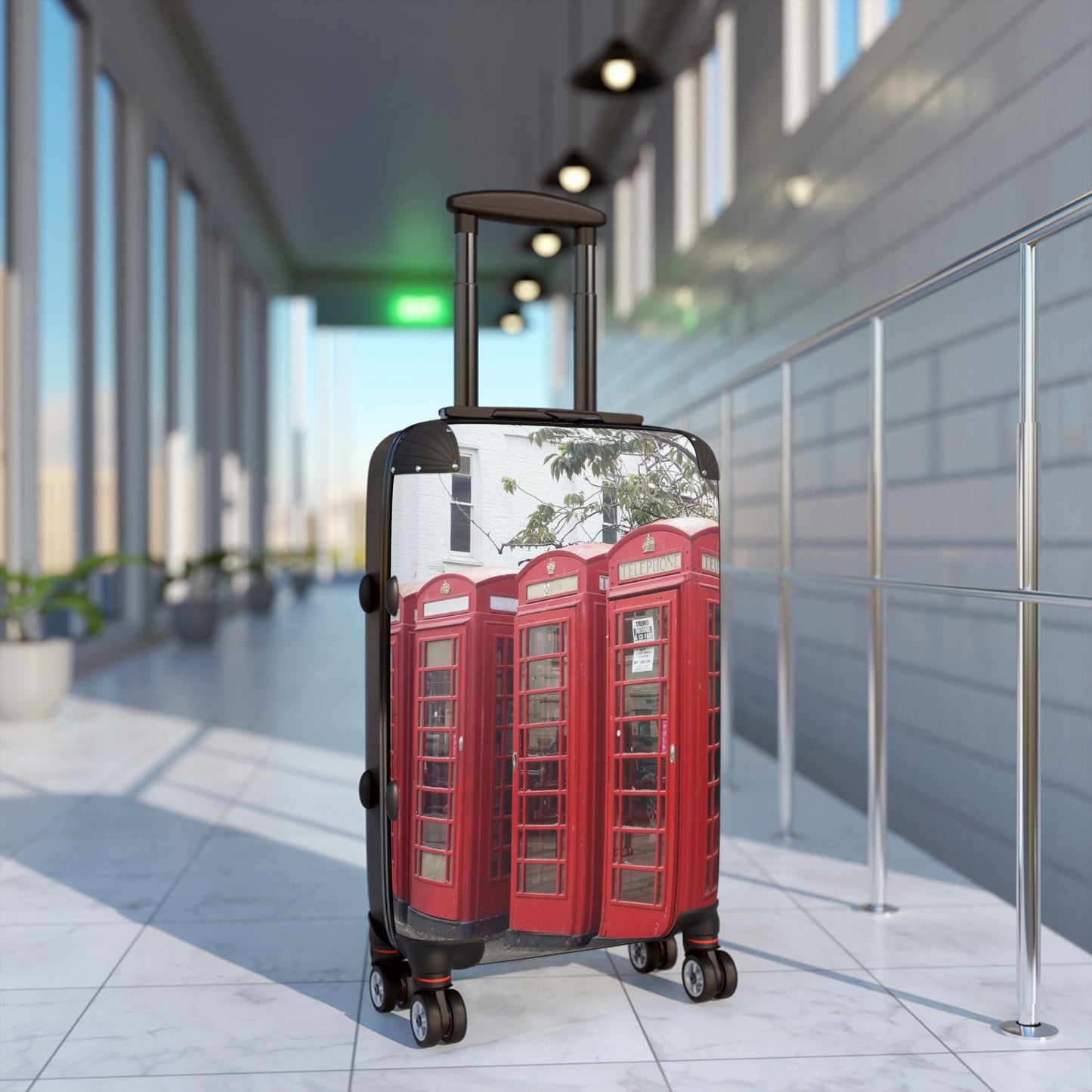 British Phone Booths  Carry on Suitcase