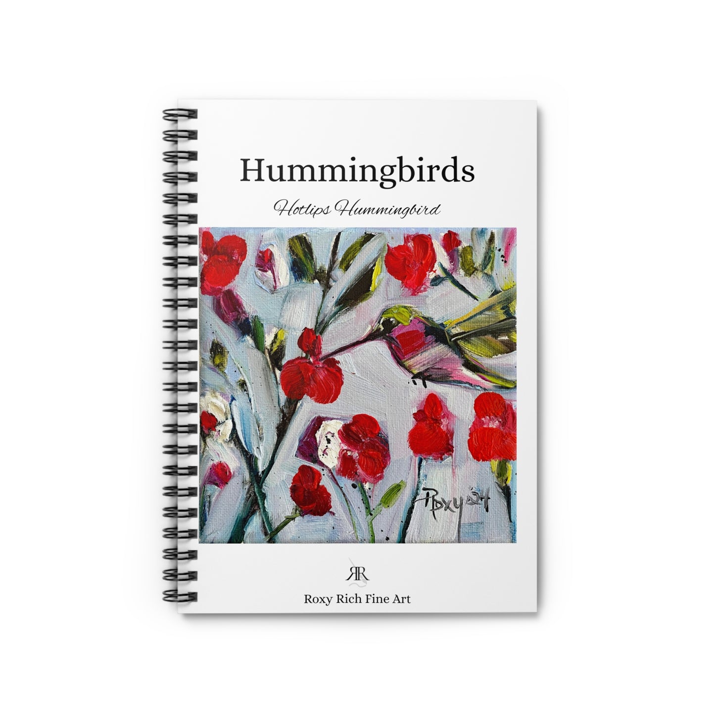 Hotlips Hummingbird Spiral Notebook