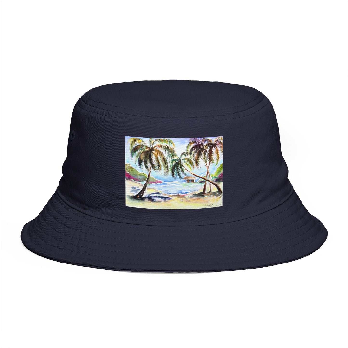 Roxy Rich Fine Art -Hawaii Awaits - Stylish Durable Bucket Hat