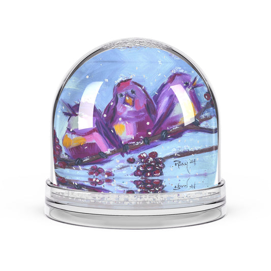 Snow Globe - Chirpy Winter Birds