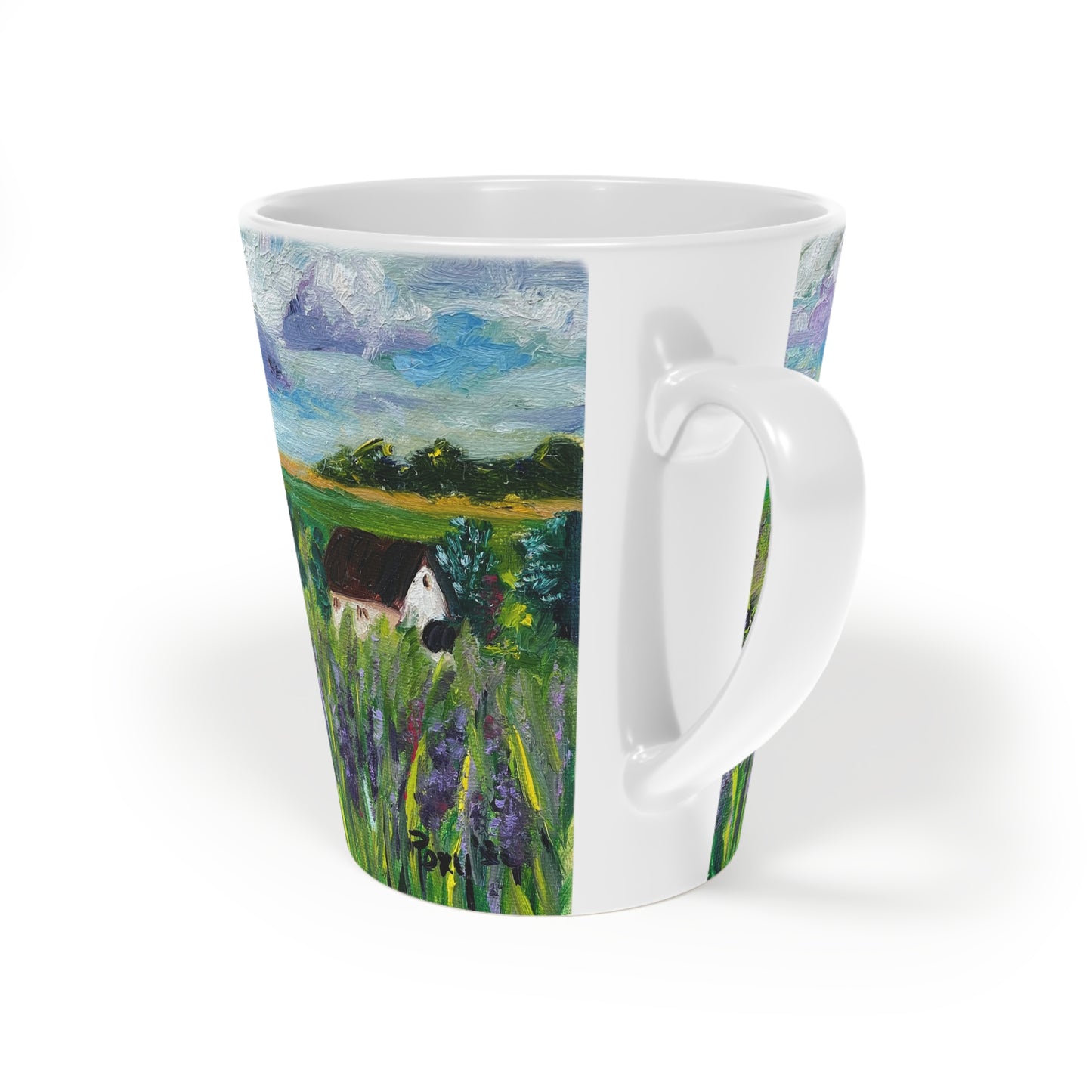 Cotswolds Lavender "Cotswolds"- Latte Mug, 12oz