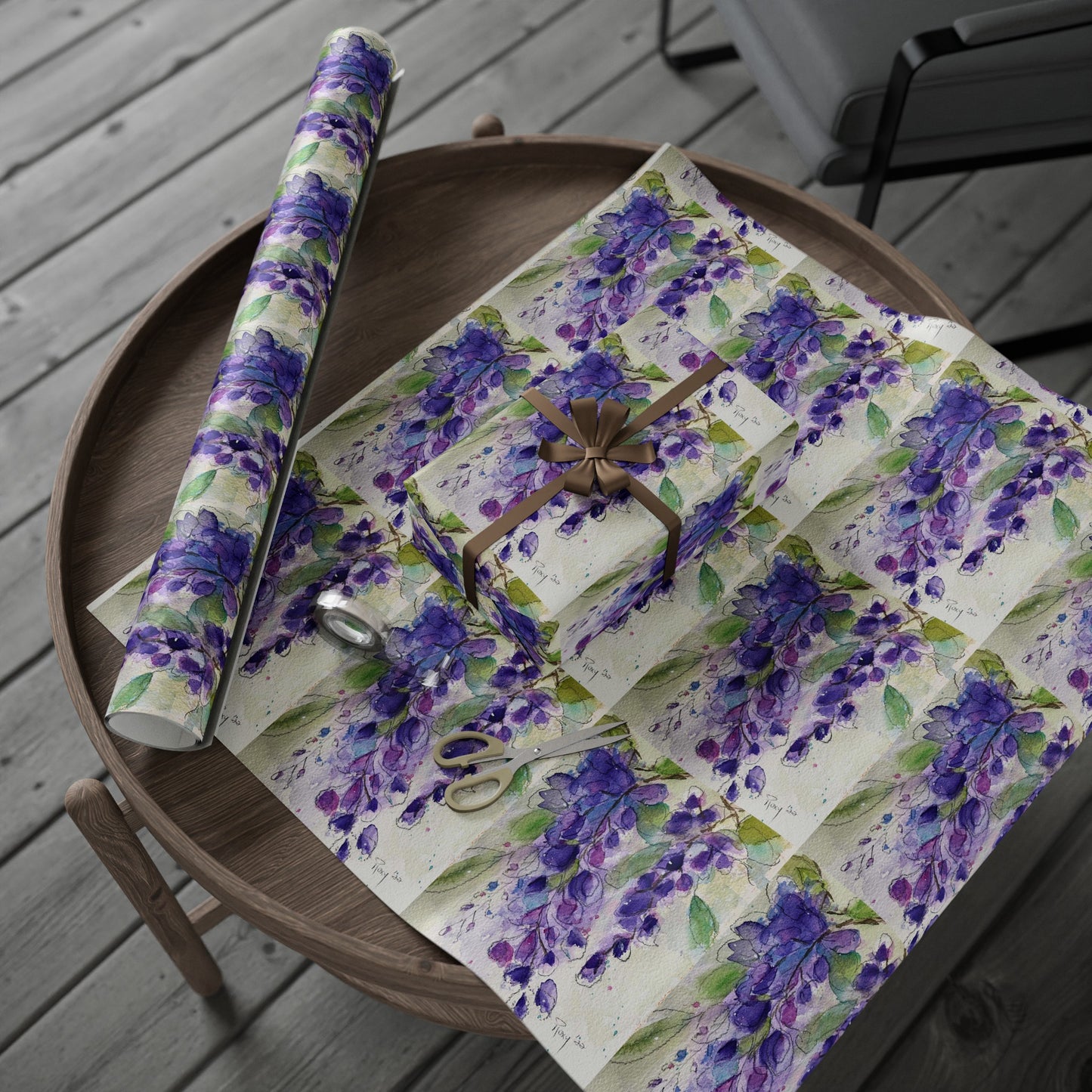 Purple Wisteria (3 Sizes) Wrapping Papers
