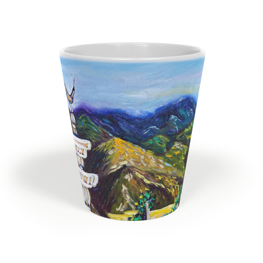 Fountain Vista at GBV Winery Latte Mug, 12oz