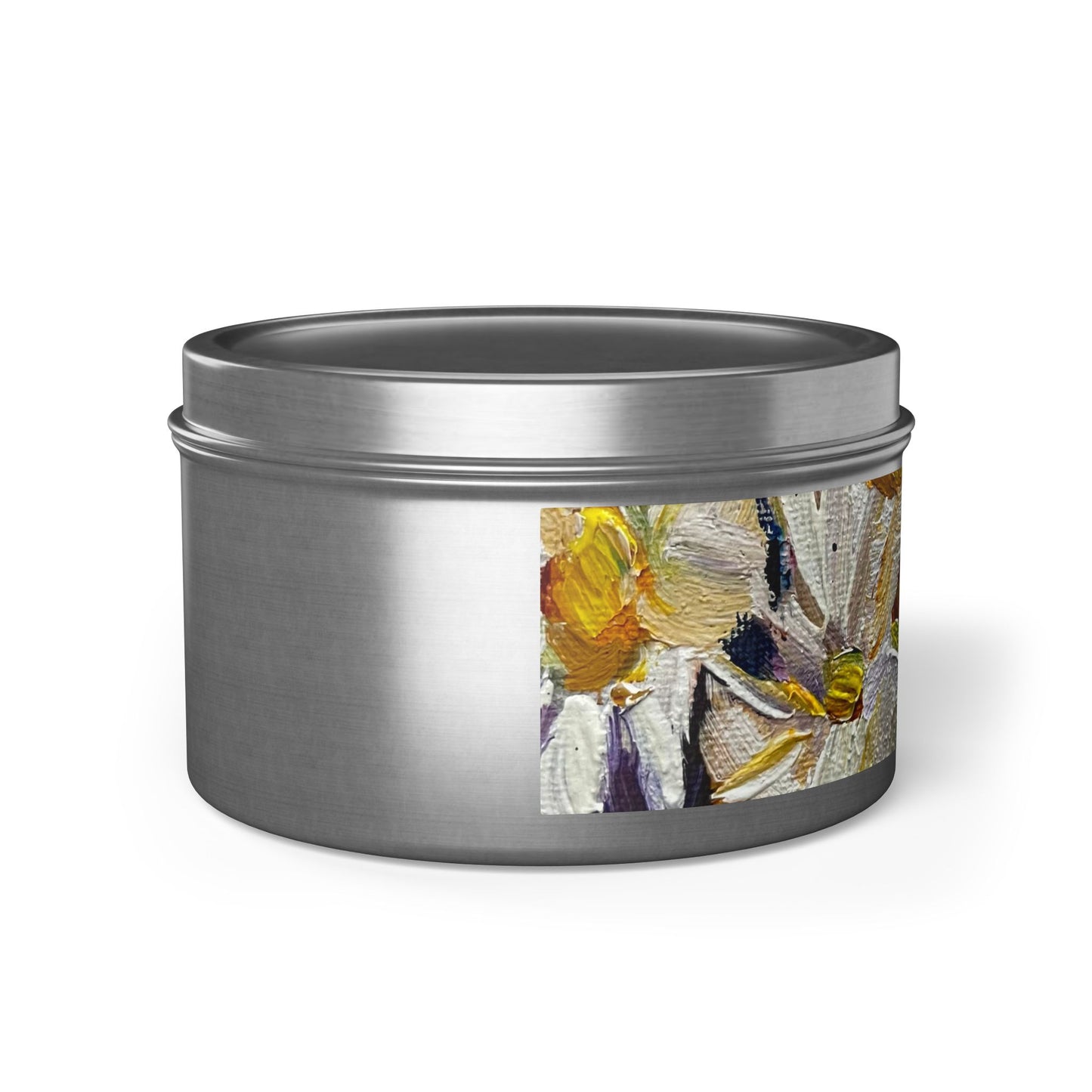 Tin Candle-Daisies