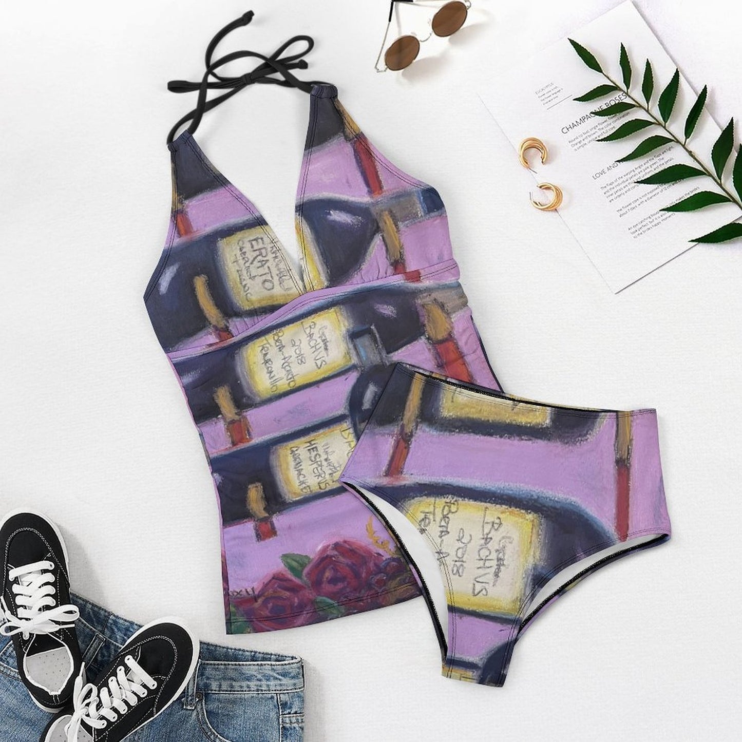 Bachus Reserves Slim Fit Tankini Split Swimsuit