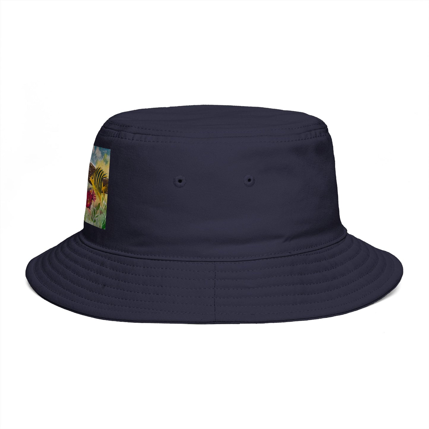 Roxy Rich Fine Art-Colorful Fish - Stylish Durable Bucket Hat