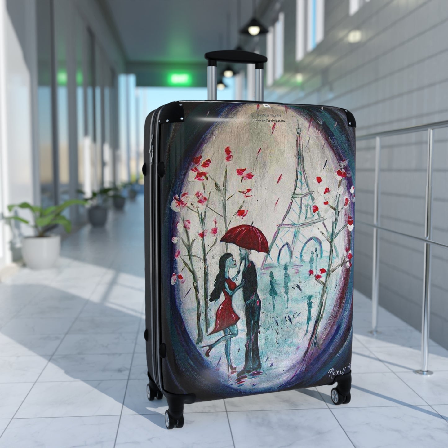 "I only have eyes for you" Carry on Suitcase (three sizes)