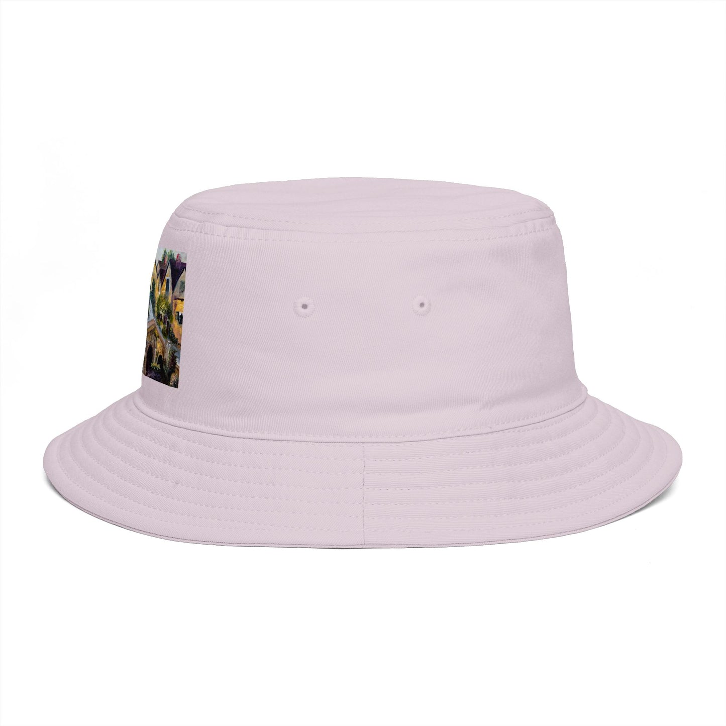 Roxy Rich Fine Art-Castle Combe Cotswolds - Stylish Durable Bucket Hat