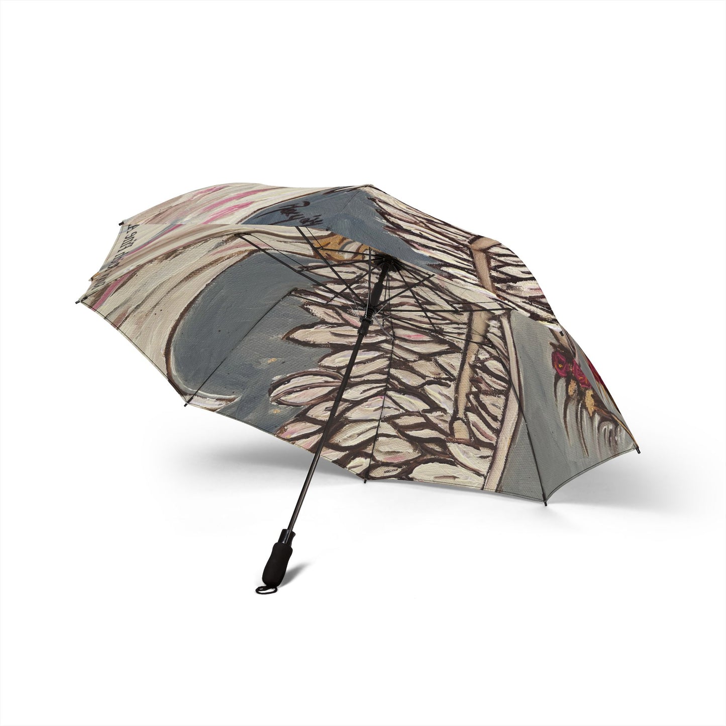 Umbrella Angel Rising Painting by Roxy Rich