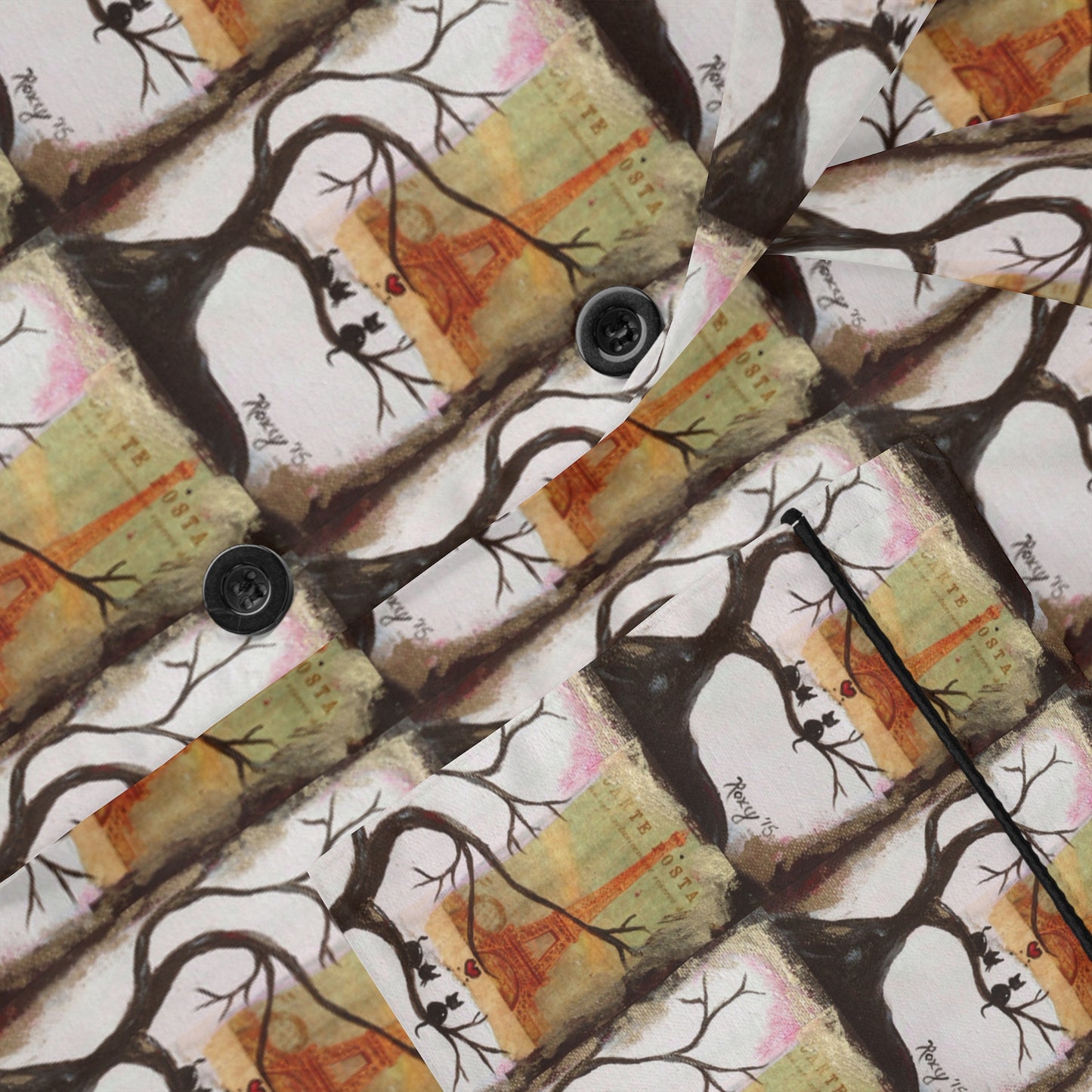 Satin Pajamas — Luxury Valentine's & Mother's Day Gift-Paris Kitties