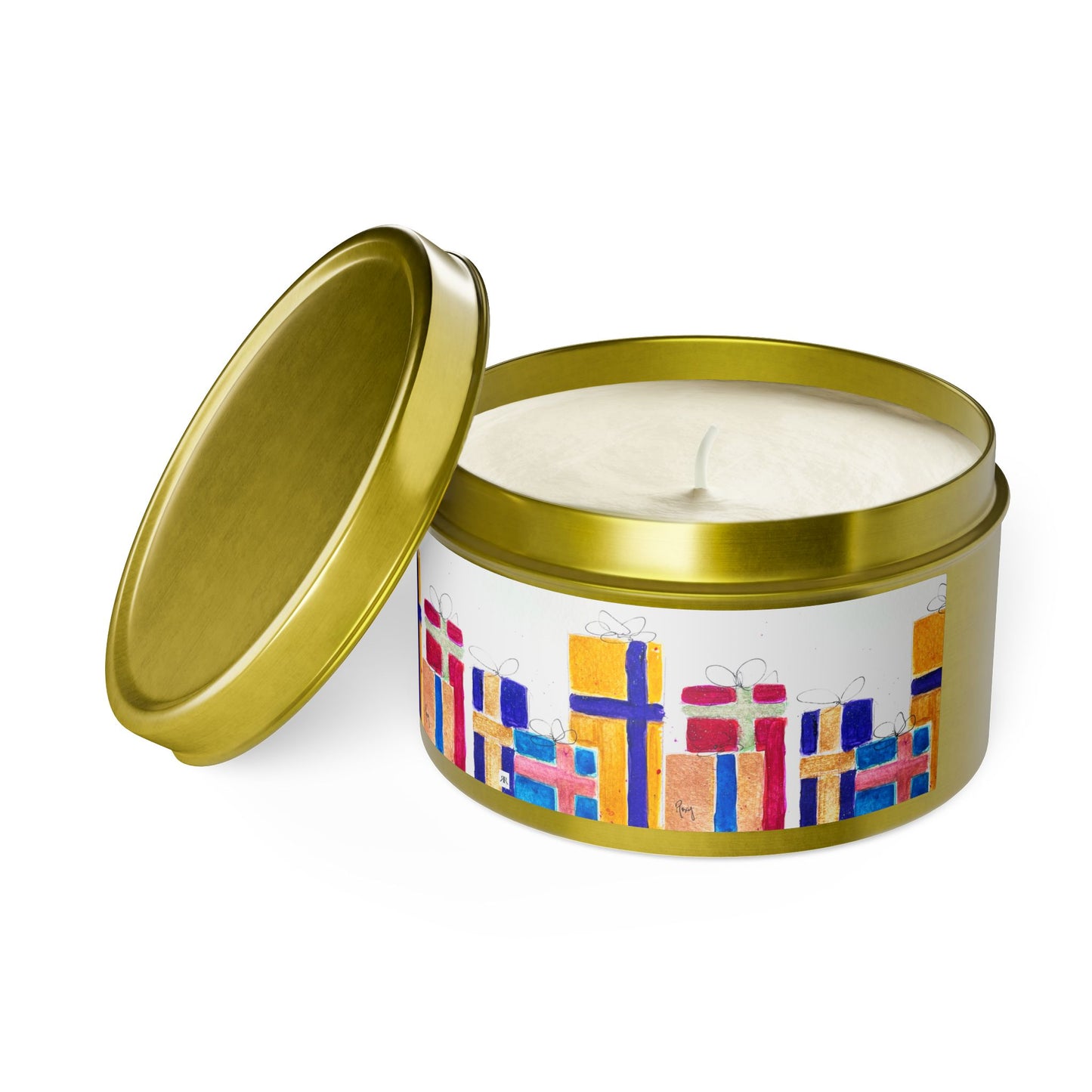 Tin Candle-Christmas Packages