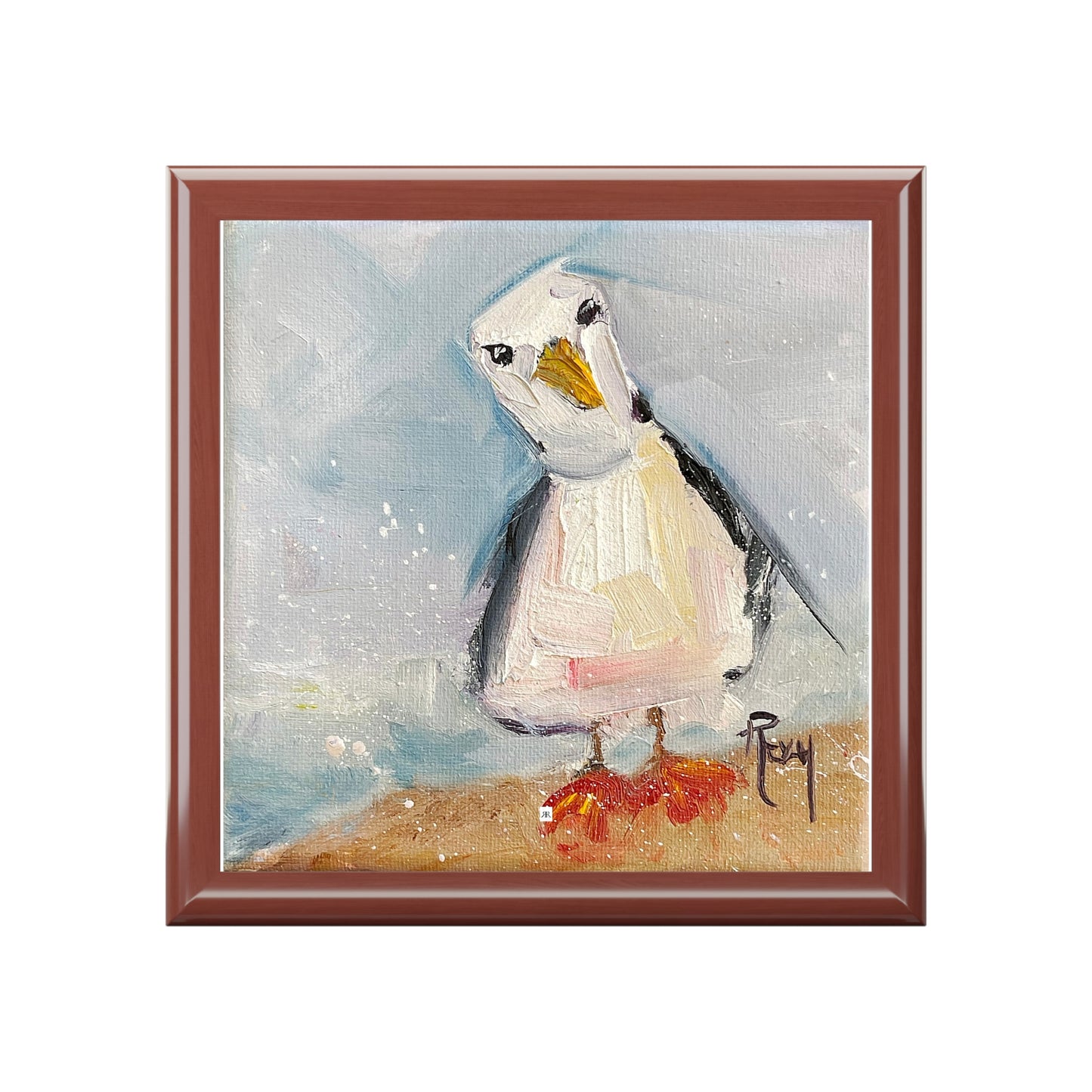 Jewelry Box-Inquisitive Seagull