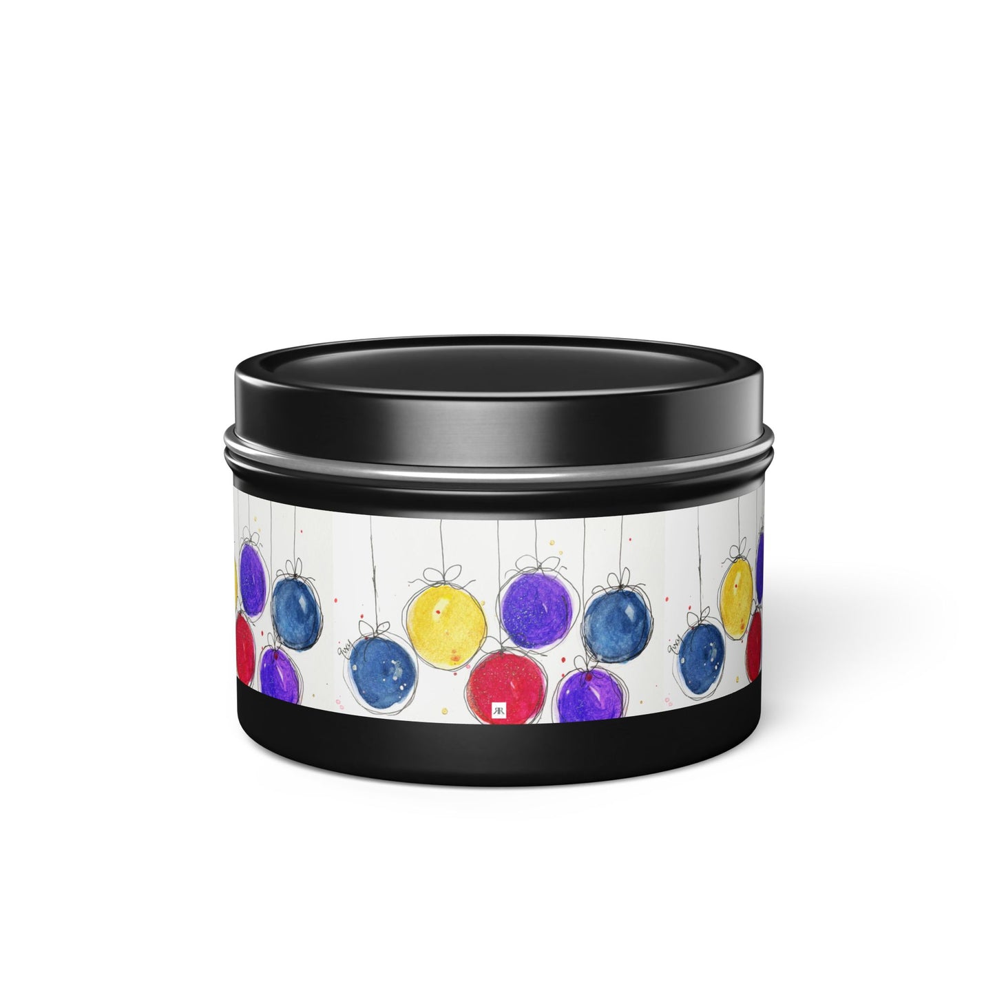 Tin Candle-Christmas Balls