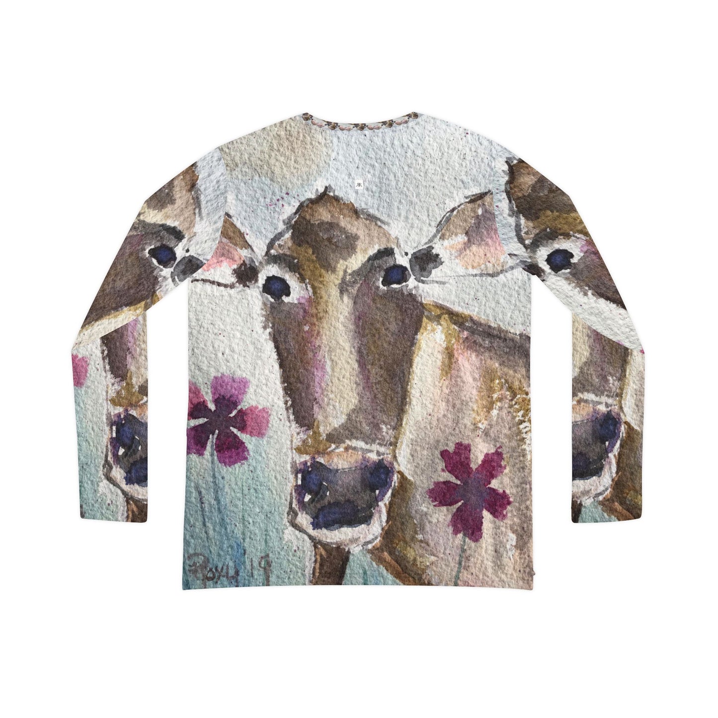 Long Sleeve Shirt-Petals - V-neck Women's