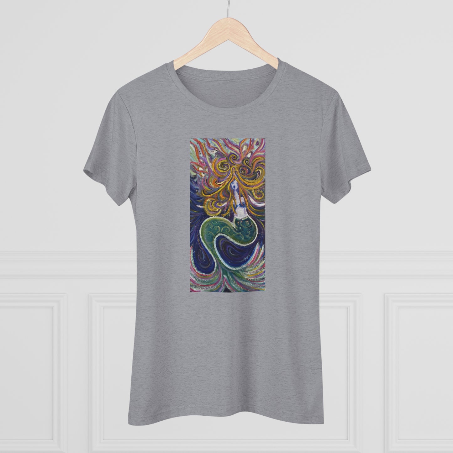 Camiseta Triblend Tee ajustada para mujer The Mermaid