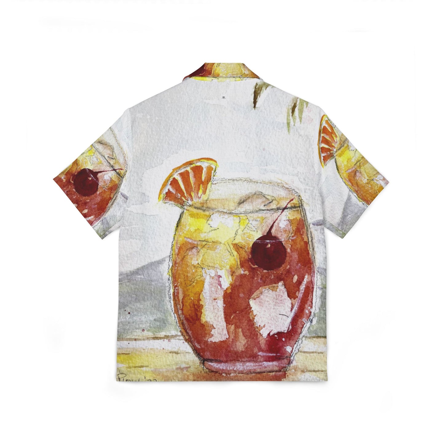 Men's Hawaiian Camp Shirt (AOP)-Summer Cocktail