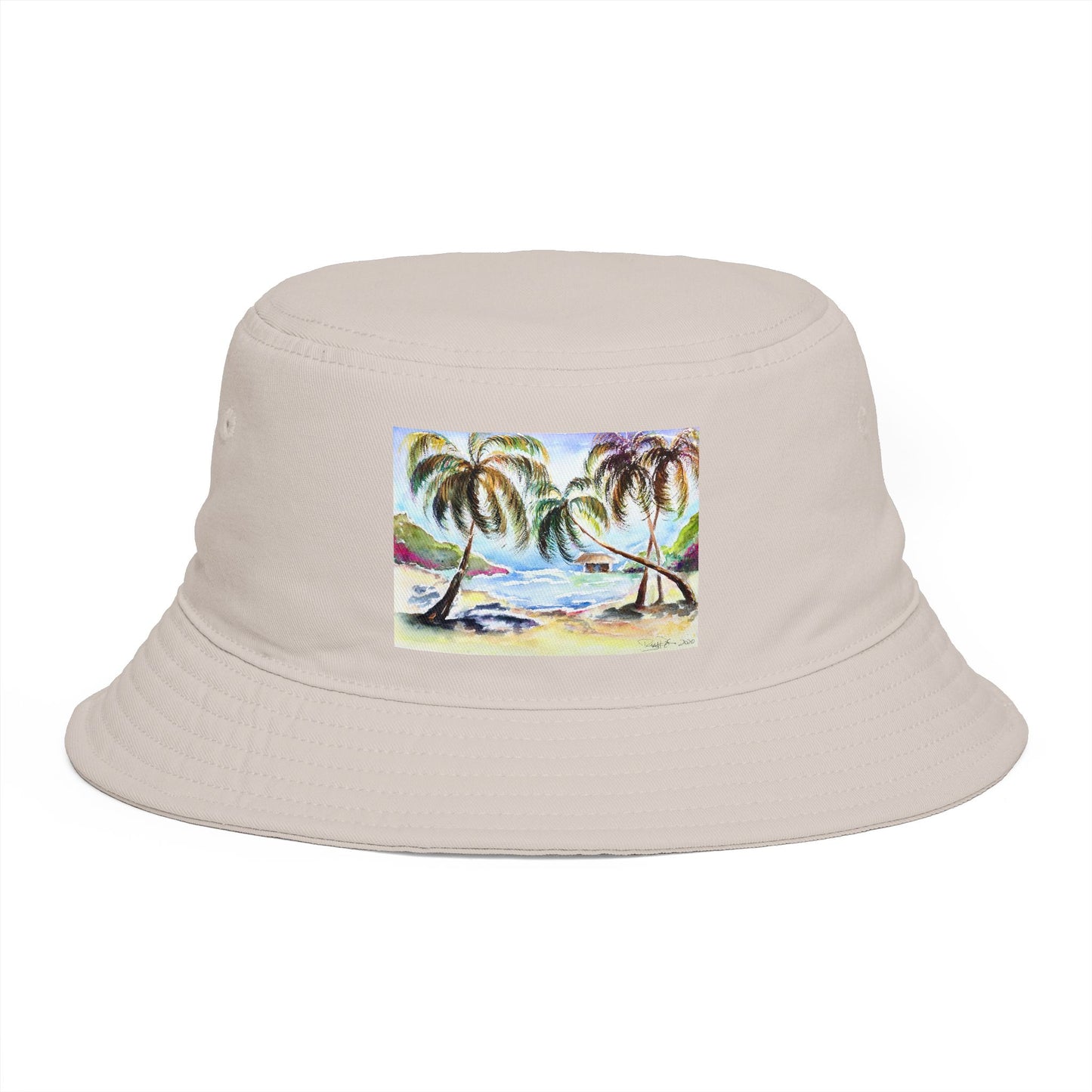 Roxy Rich Fine Art -Hawaii Awaits - Stylish Durable Bucket Hat