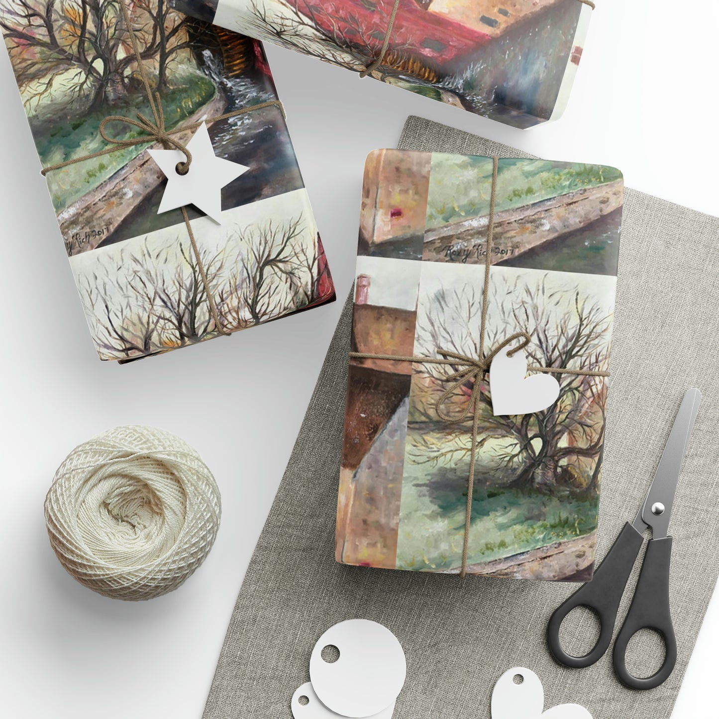 The Old Mill Cotswolds (3 Sizes) Wrapping Papers