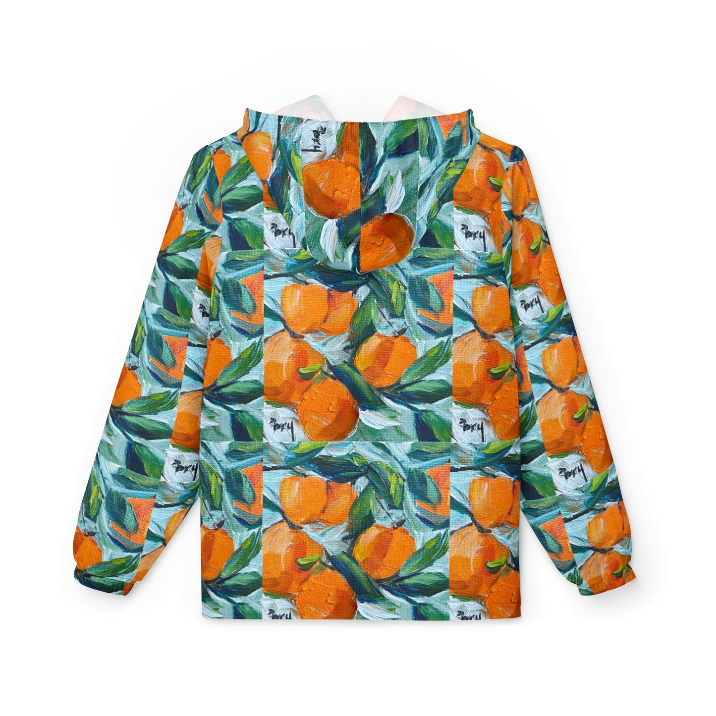Lightweight Windbreaker Jacket — Oranges