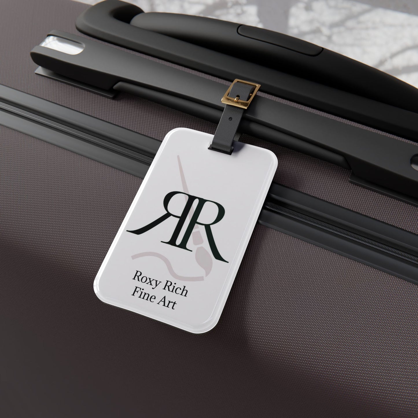 Luggage Tag - Roxy Rich Fine Art Logo