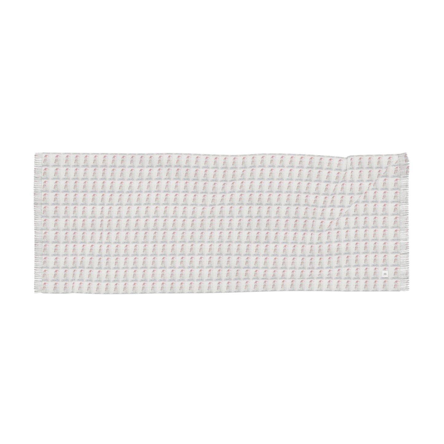 Christmas Snowman Light Scarf — Festive Holiday Knit Scarf