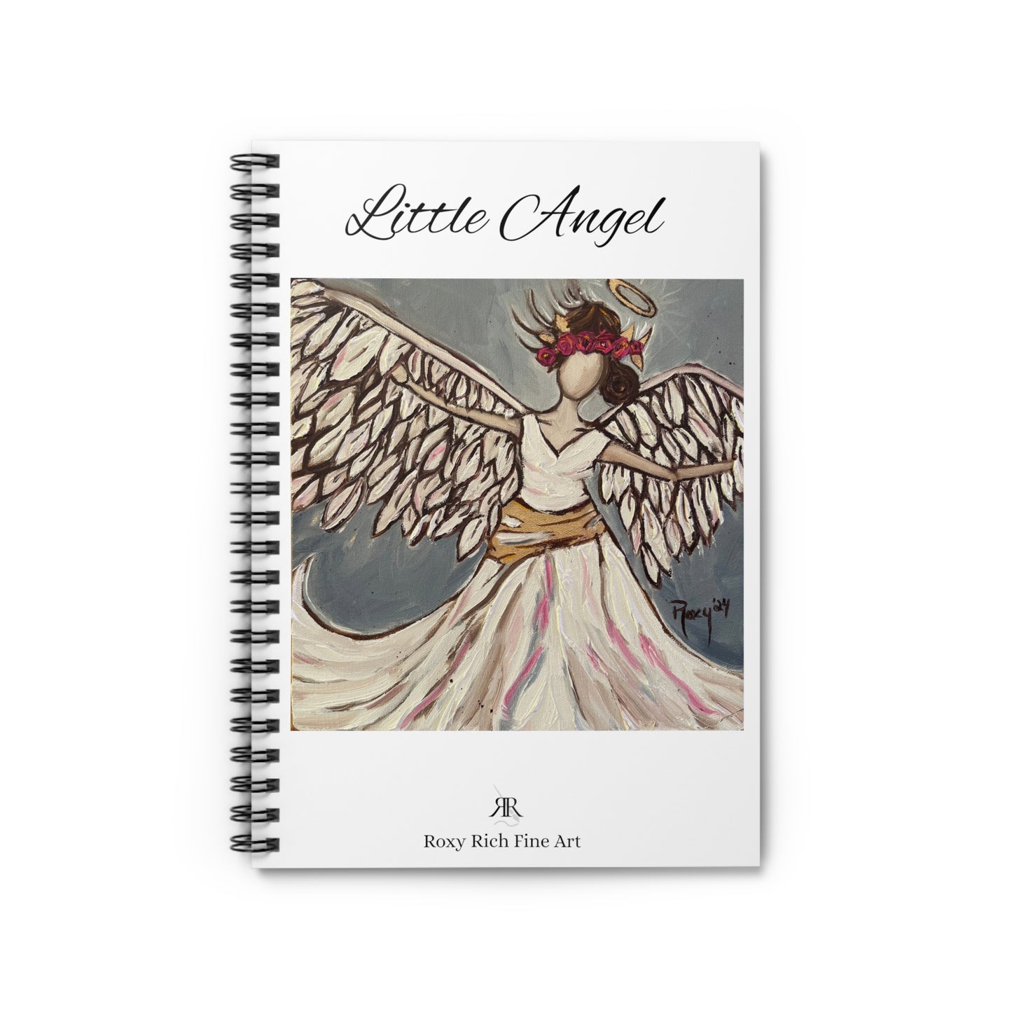 Little Angel " Angel Rising" Spiral Notebook