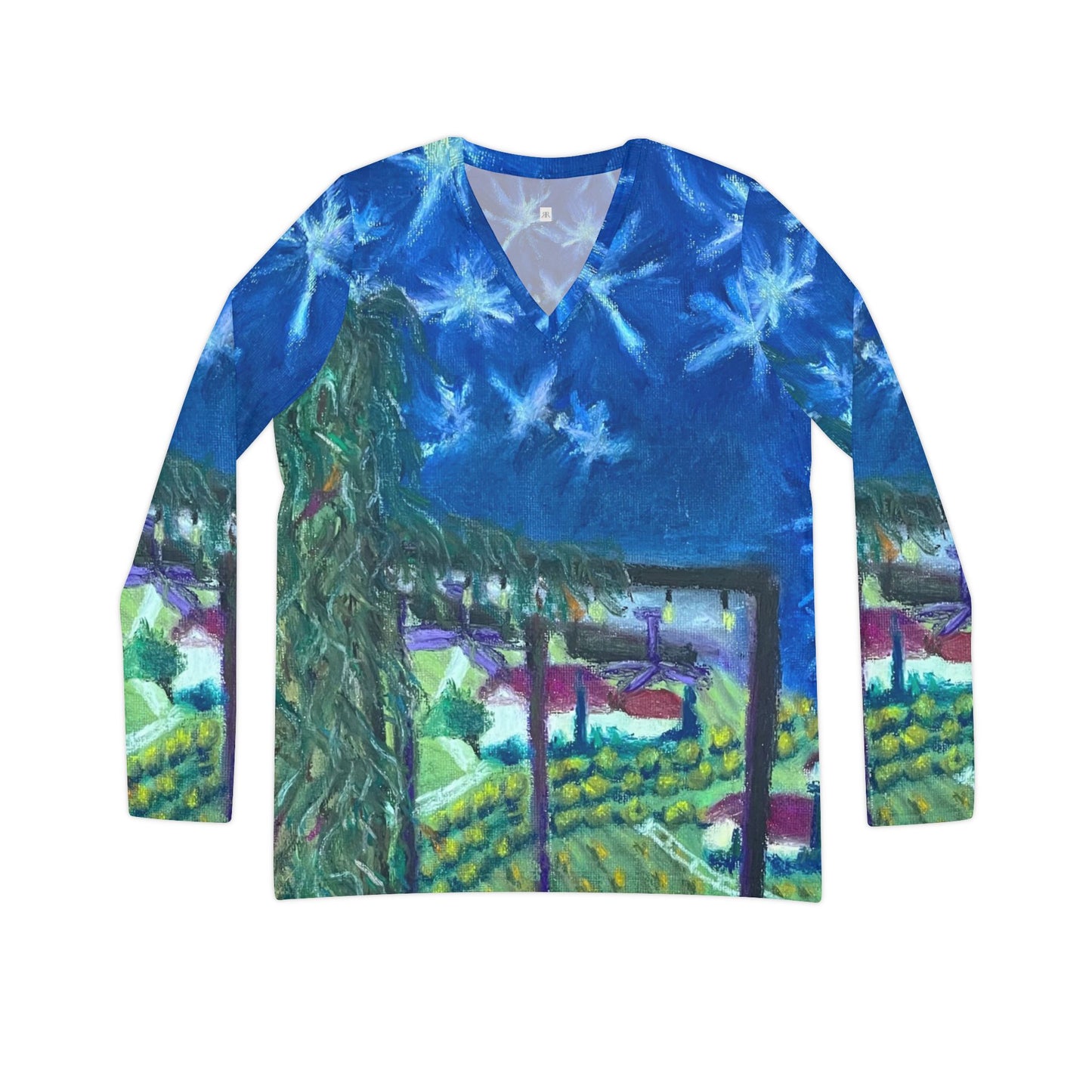 Long Sleeve Shirt-Twilight in Temecula GBV- V-neck Women's