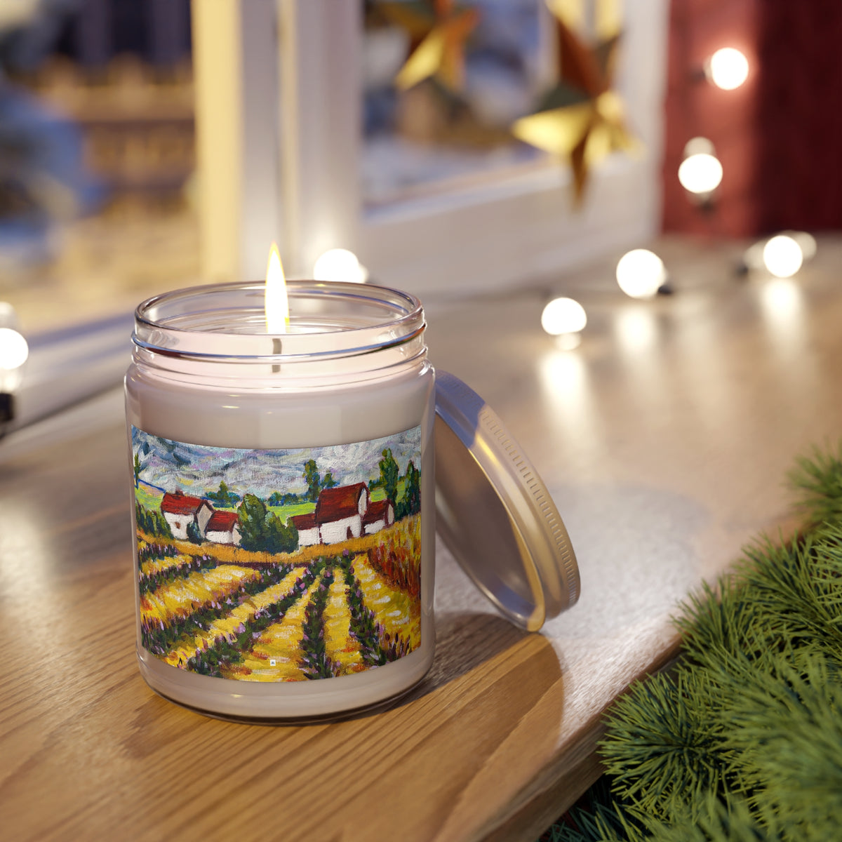 Scented Candle 9oz-Charming Lavender Farm