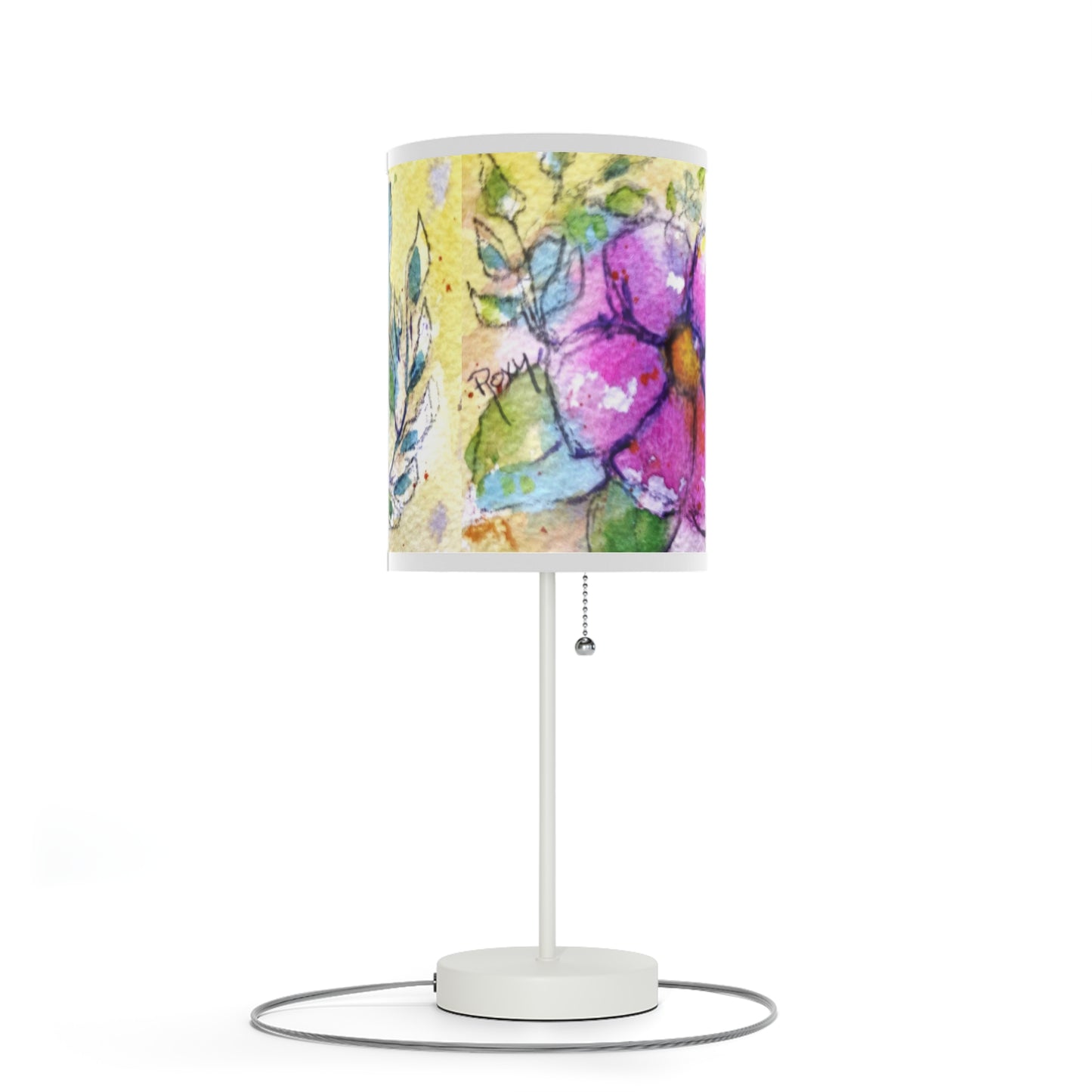 Lampe de jardin à fleurs roses sur pied, prise US|CA