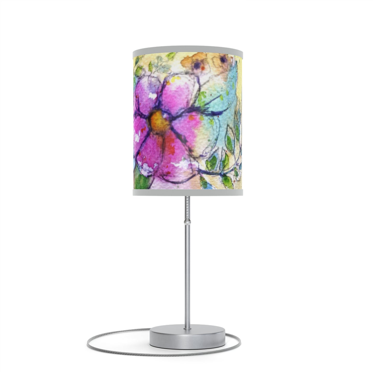 Lampe de jardin à fleurs roses sur pied, prise US|CA