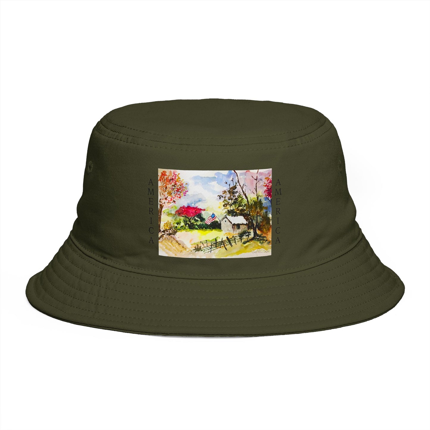 250th Birthday 'Land of the Free' Patriotic Bucket Hat — American Pride Commemorative