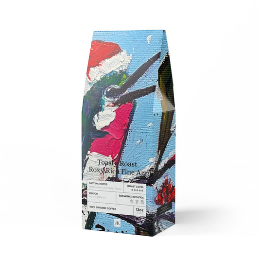 Merry and Bright Holiday Hummingbird - Toasty Roast Coffee 12.0z Bag